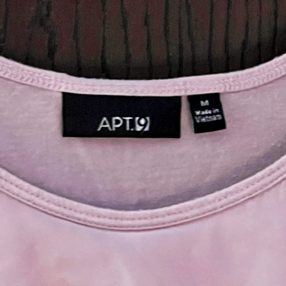 APT. 9 Purple Gradient Ruffle Tank Top - Picture 3 of 5